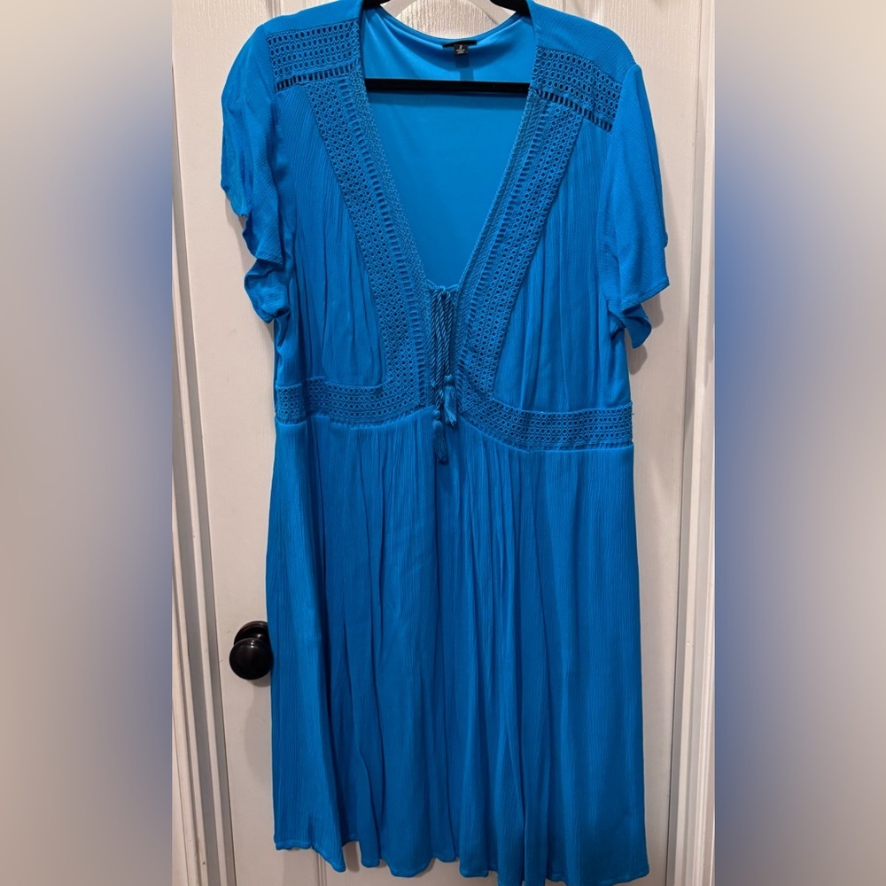Blue Torrid Midi Dress